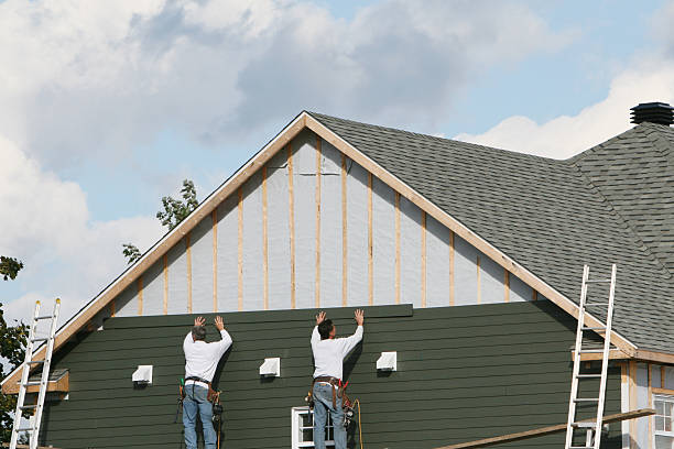 Professional Siding Repair technician working in Chester, VA